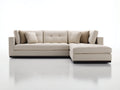 Ecksofa 320x220x85 cm Stoffbezug Beige Modernes Wohnzimmer Sofa
